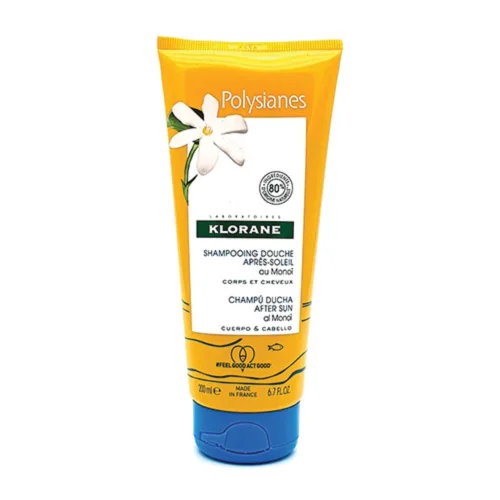 Klorane Shampoo Doccia Doposole Corpo Capelli 200 ml - Detergente nutriente per pelle e capelli