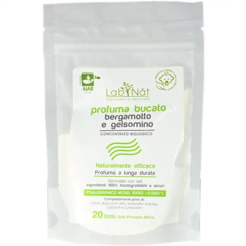 Lab Natù Profuma Bucato Bergamotto/Gelsomino 20 Dosi
