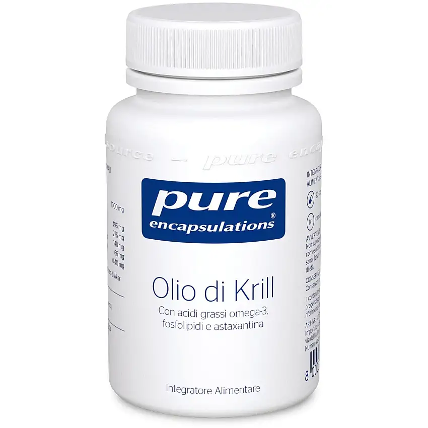 Pure Encapsulations Olio Di Krill 30 Capsule