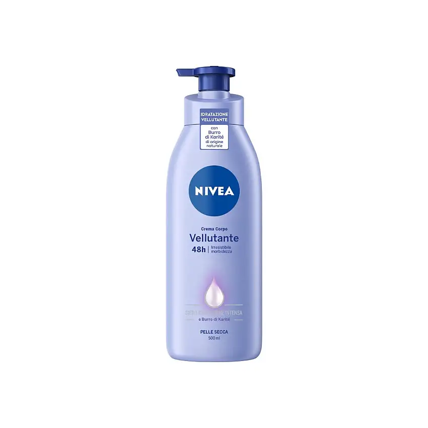Nivea Crema Corpo Vellutante Con Burro di KaritÉ E Siero Idratazione Intensa 500ml