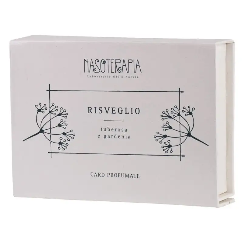 Nasoterapia Card Profumate Cassetti/Armadio Risveglio Di Tuberosa/Gardenia 3 Pezzi