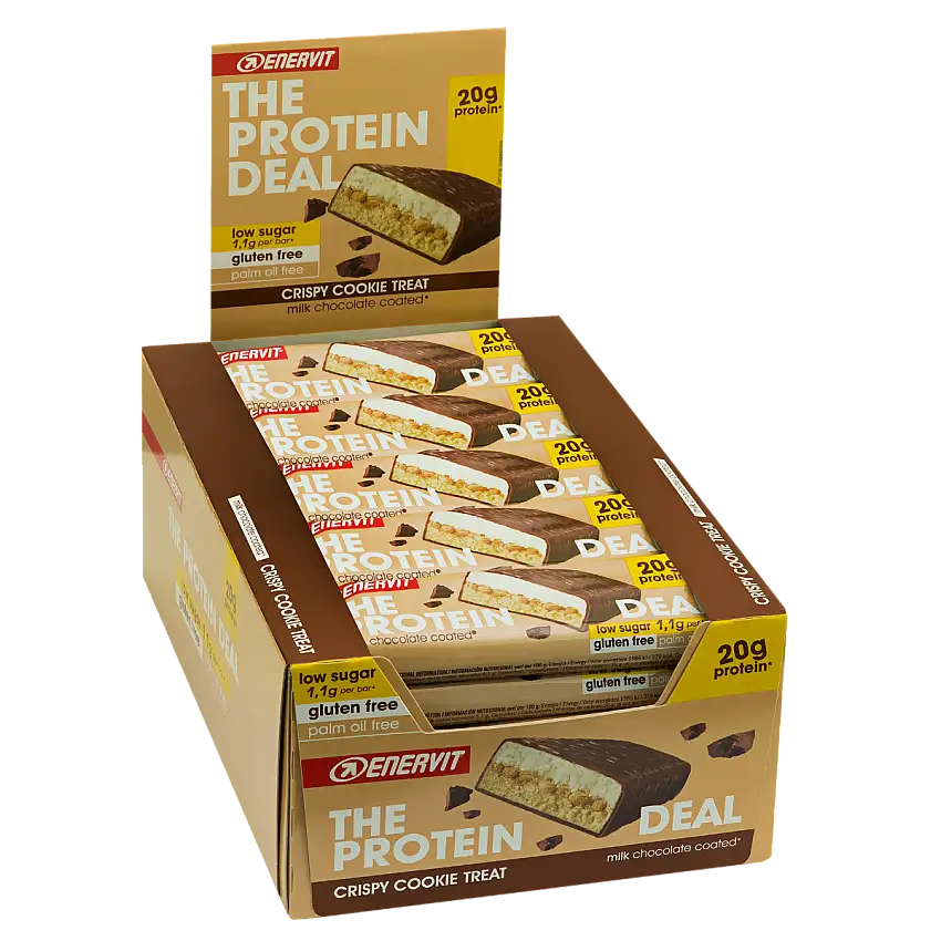 Enervit The Protein Deal Protein Bar Cookie 25 Barrette Da 55g