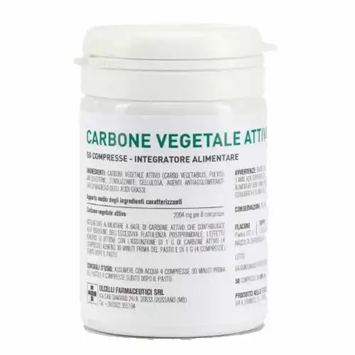 CARBONE VEGETALE ATTIVO 500MG 50 COMPRESSE