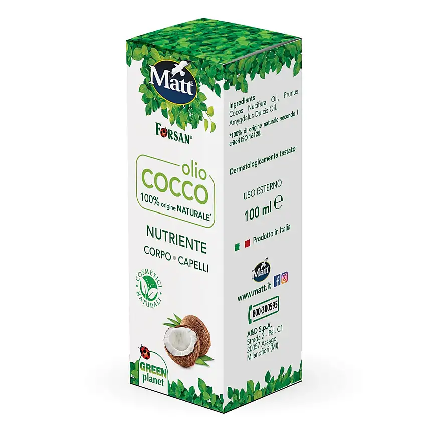 Forsan Olio Cocco Nutriente Corpo E Capelli 100ml