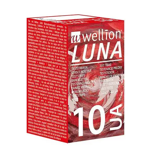 WELLION STRISCE PER LA DETERMINAZIONE DELL'ACIDO URICO 10 PEZZI