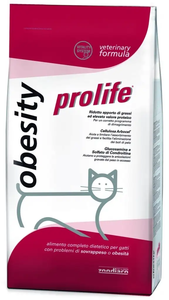 Prolife Veterinary Obesity Cibo Secco Per Gatti Sacco 1,5 Kg
