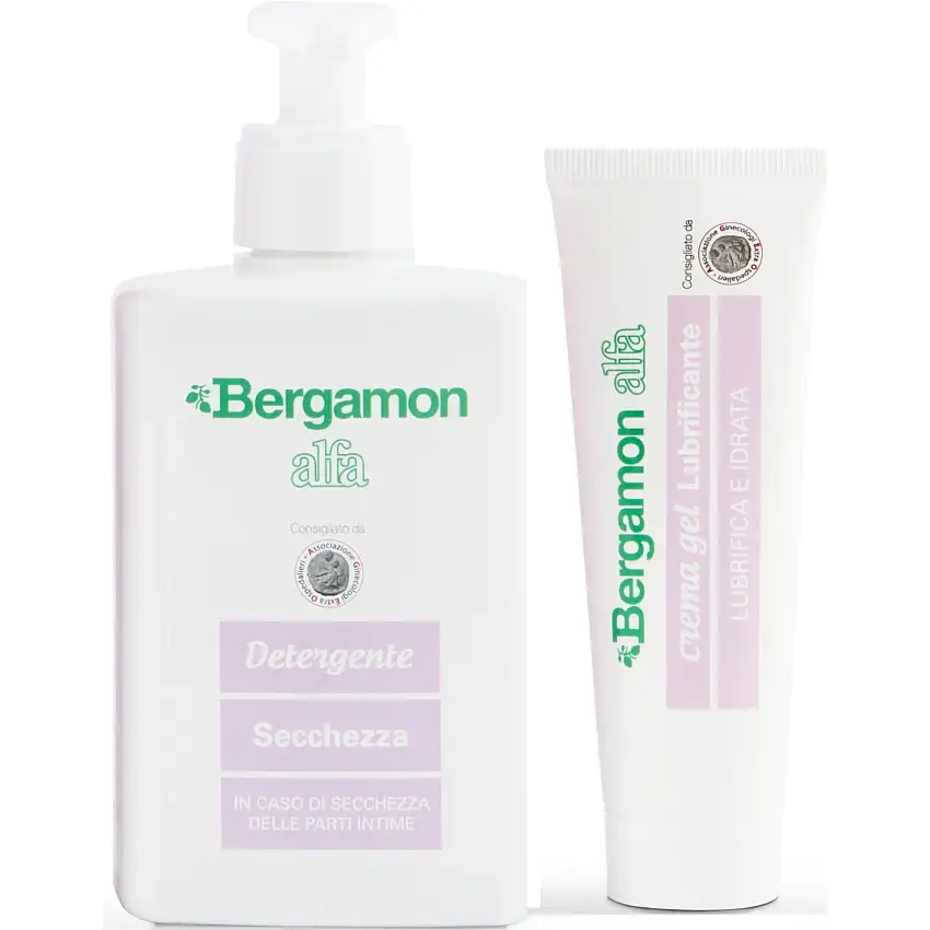 Bergamon Detergente Secchezza 300ml + Gel Lubrificante 50ml