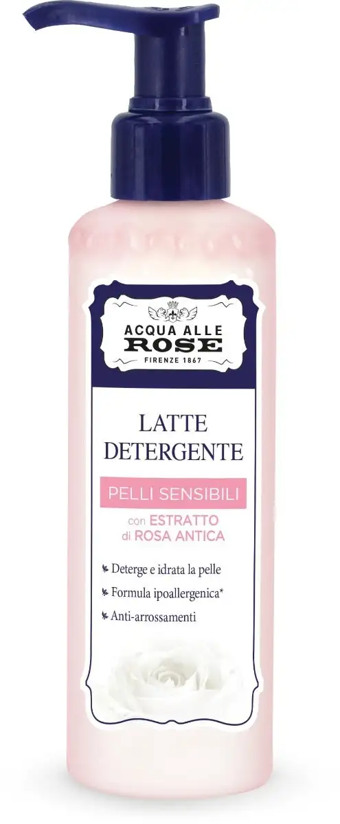Acqua Alle Rose Latte Detergente Pelli Sensibili/Delicate 200ml