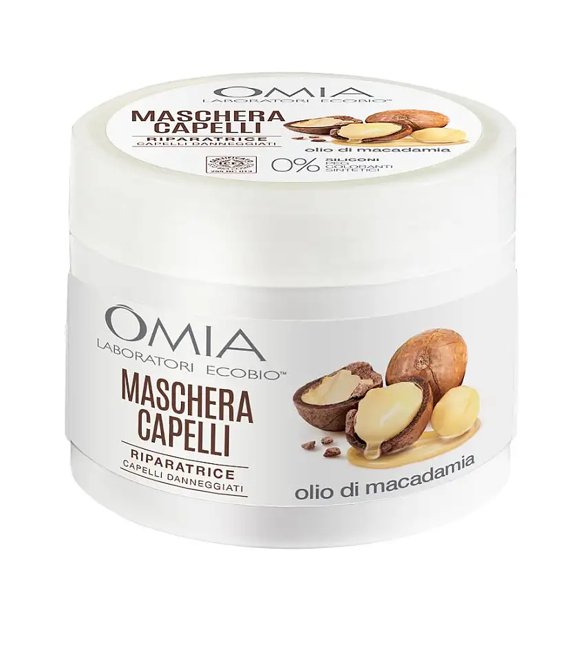Omia Ecobiologica Maschera Capelli Macadamia 250ml