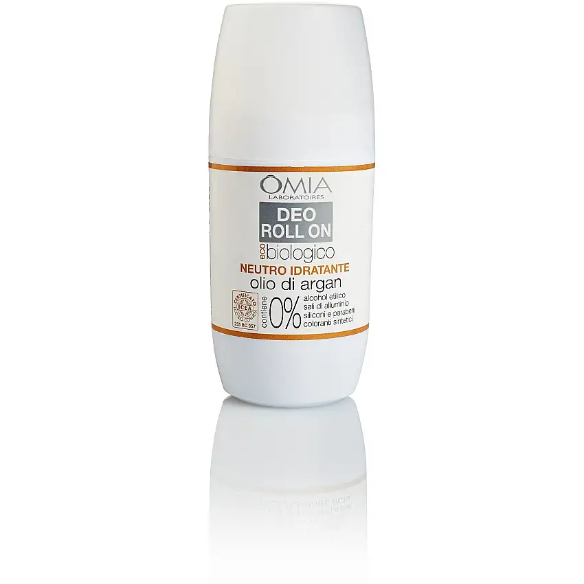 Omia Deo Roll On Eco Biologico Idratante Con Olio Di Argan 50ml