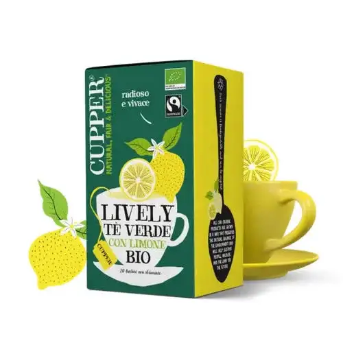 CUPPER TE' VERDE AL LIMONE 35 G
