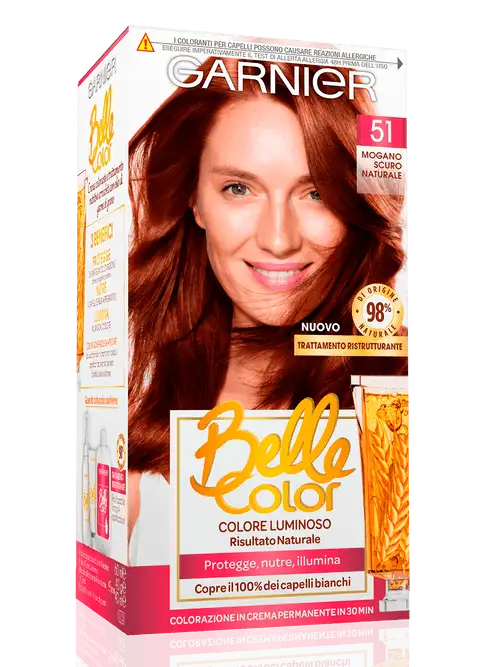 Garnier Belle Color Colorazione Capelli 51 Mogano Scuro Naturale