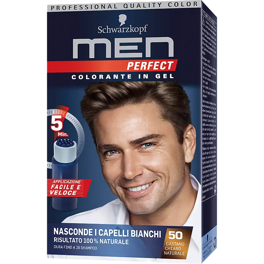 Schwarzkopf Men Perfect Colorante In Gel 50 Castano Chiaro