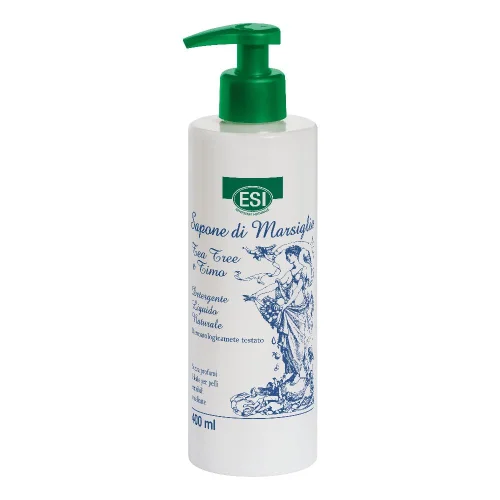 Esi Sapone di Marsiglia Liquido Tea Tree e Timo 400 ml
