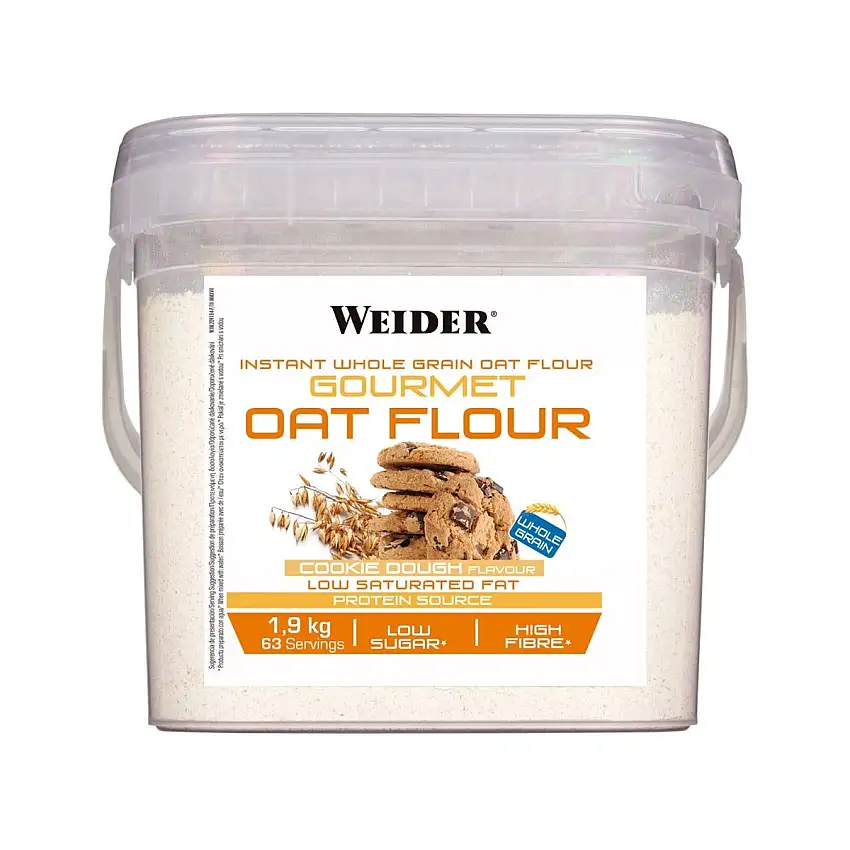 Weider Oat Flour Farina Di Avena Gusto Biscotto Secchio 1,9kg