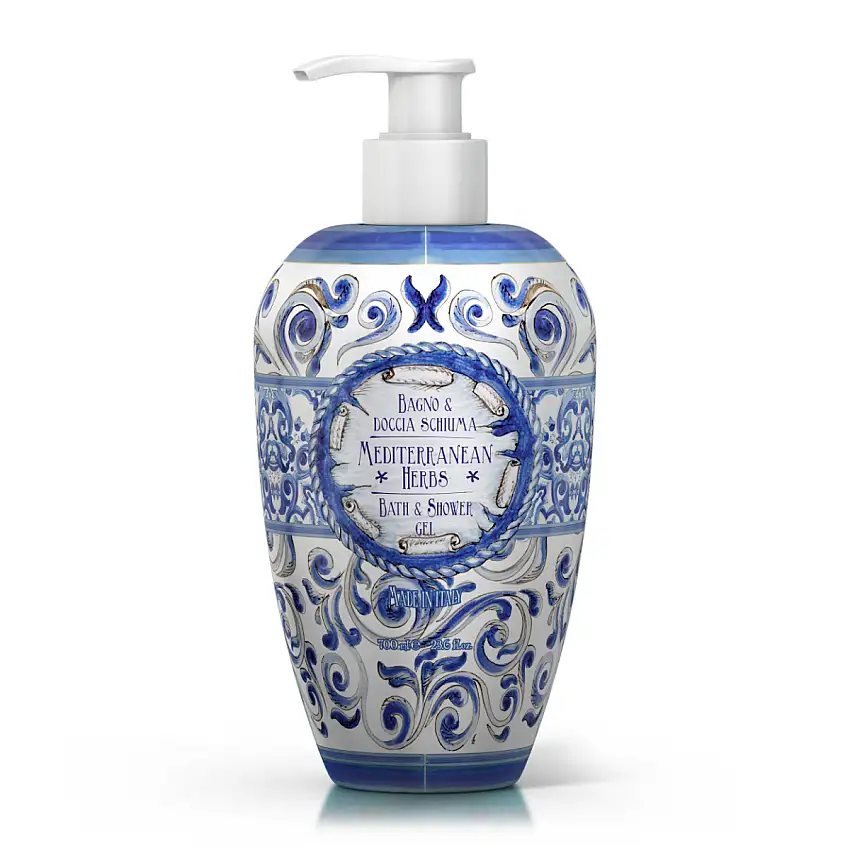 Le Maioliche Mediterranean Herbs Bagno E Doccia Schiuma 700ml
