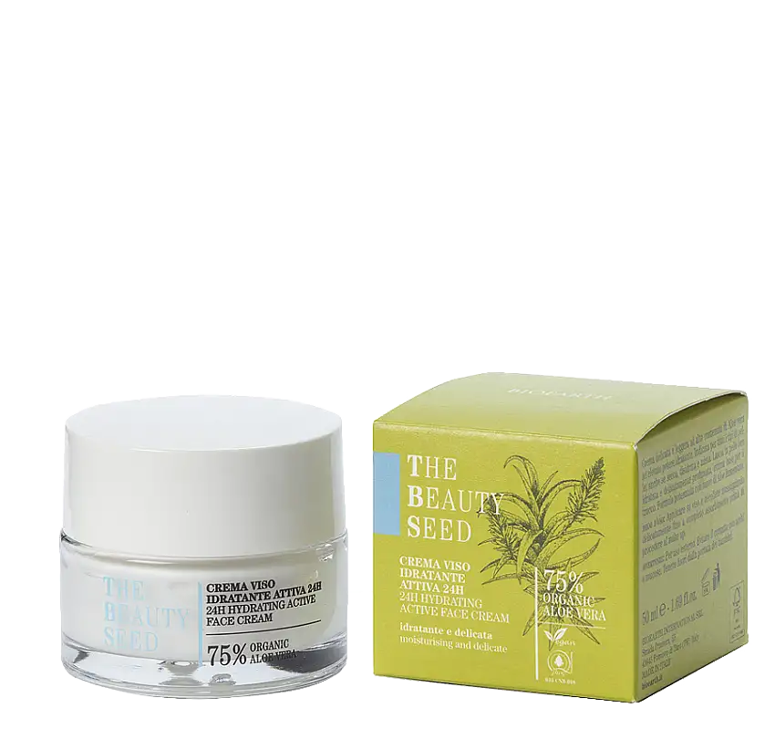 Bioearth Crema Viso Idratante Attiva 24h 50ml