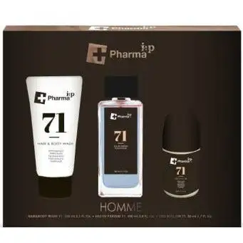 Iap Pharma Cofanetto Per Lui Gel Doccia 150ml + Profumo 100ml + Deodorante Roll On 75ml N.71
