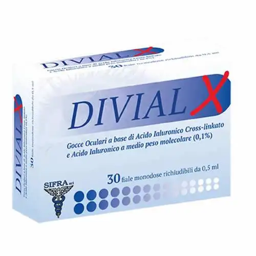 GOCCE OCULARI DIVIAL X 30 FIALE MONODOSE RICHIUDIBILI DA 0,5 ML