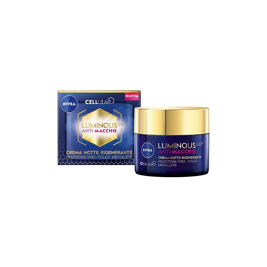 Nivea Cellular Luminous630 Anti-Macchie Crema Notte Rigenerante Viso 50ml