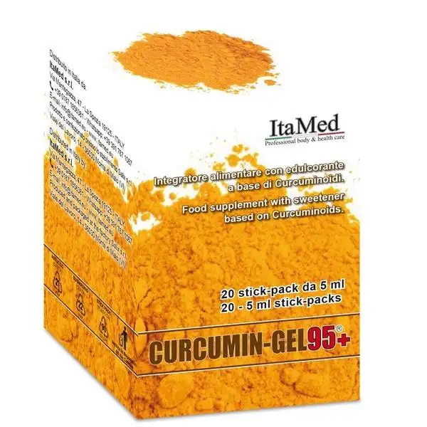Curcumin Gel 95+ 20 Bustine Stick Pack Monodose da 5ml