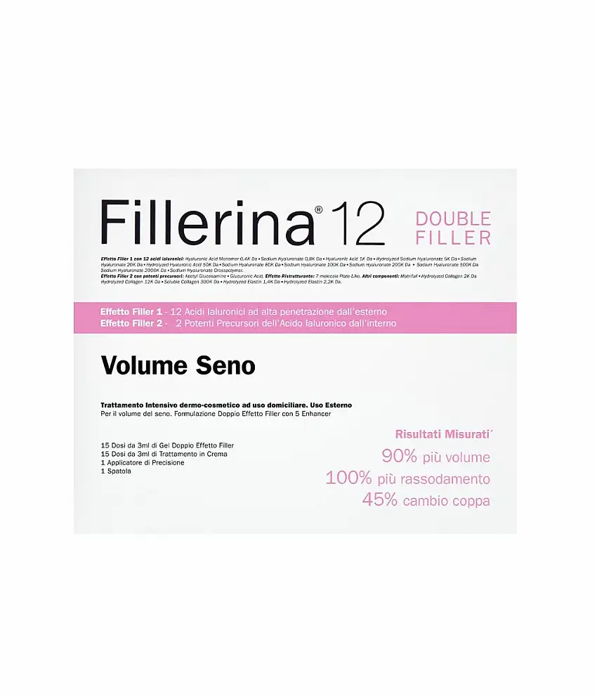 Fillerina 12 Double Filler Volume Seno Grado 5 Trattamento Intensivo 15 Dosi +15 Dosi