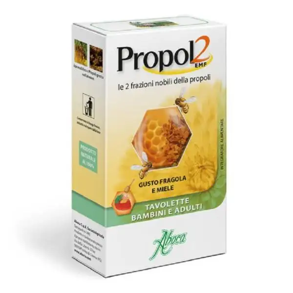 Aboca Propol2 Emf gusto Agrumi/Miele da 20 Tavolette