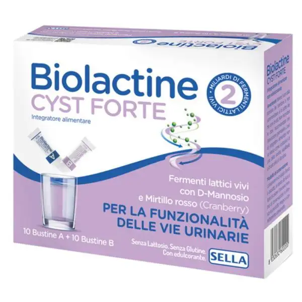 Biolactine Cranberry Integratore per le Vie Urinarie 10 Bustine