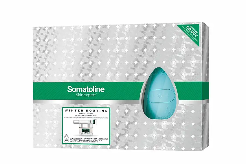Somatoline Winter Routine Lift Effect 4D Crema Giorno 50ml + Contorno Occhi 15ml + Honeycomb Blossom Homedics