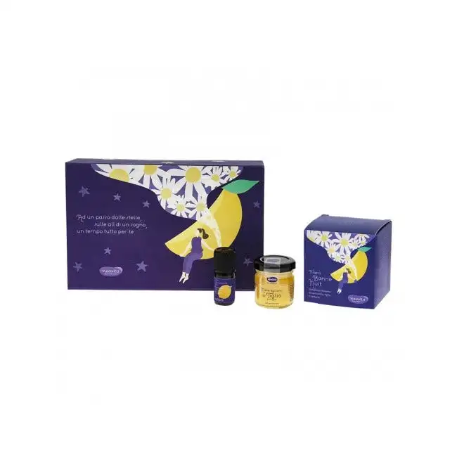 Neavita Cofanetto Notte Tisana Bonne Nuit + Miele Di Tiglio Bio + Olio Essenziale Limone Bio