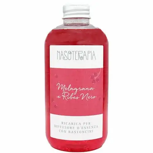 Nasoterapia Ricarica Per Diffusore Bastoncini Melgrana E Ribes Nero 250ml