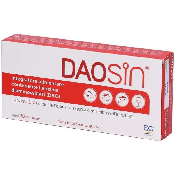 Daosin Integratore per Intolleranze Alimentari 30 capsule