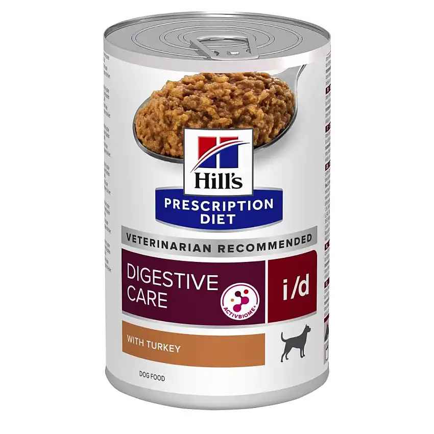 Hill's Prescription Diet I/D Digestive Care Bocconcini Tacchino Per Cani Lattina 360g