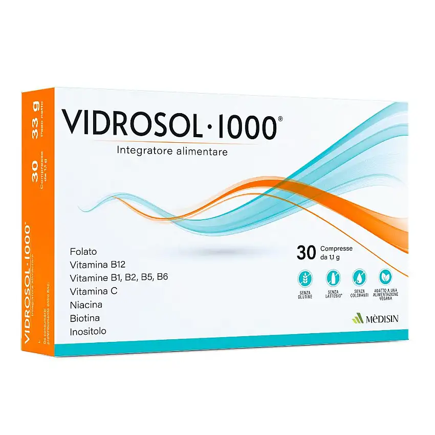 VIDROSOL 1000 30CPR