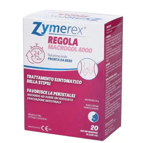 ZYMEREX REGOLA MACROGOL 4000 20 BUSTINE DA 20 ML