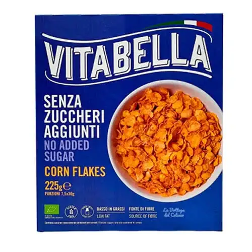 VITABELLA NO SUGAR CORNFLAKES 225 G