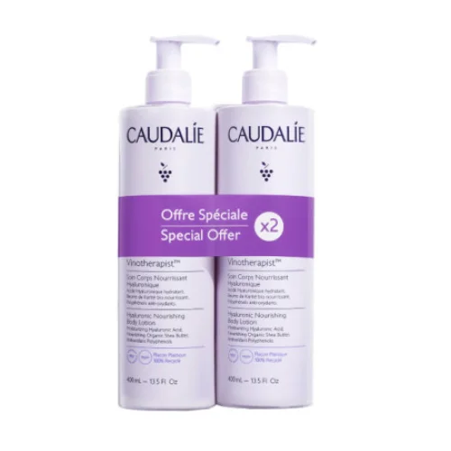 Caudalie Duo Vinotherapist - Trattamento Corpo Ialuronico Nutriente 400ml+400ml