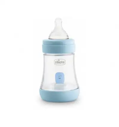 CHICCO BIBERON PERFECT5 BOY SILICONE 150ML AZZURRO