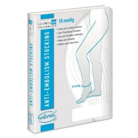 GLORIA MED THROMBOSIS 18 MONO SINISTRO + DESTRO TAGLIA L CORTO