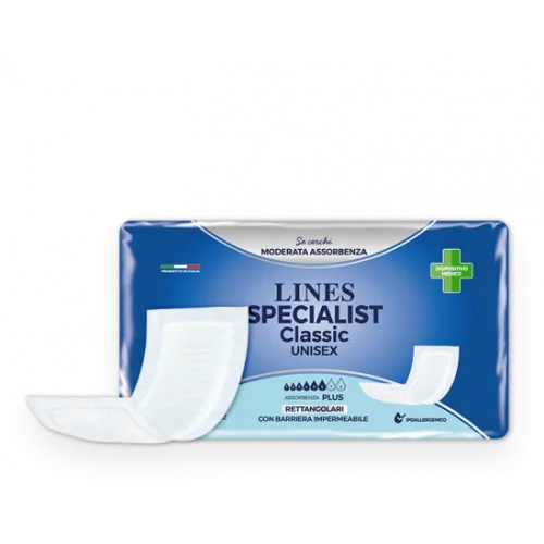 Lines Specialist Assorbenti Rettangolari PLUS Con Barriera 30 Pezzi