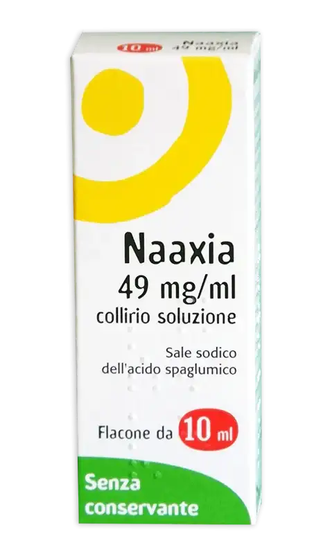 NAAXIA "49 MG/ML COLLIRIO, SOLUZIONE"FLACONE 10 ML"