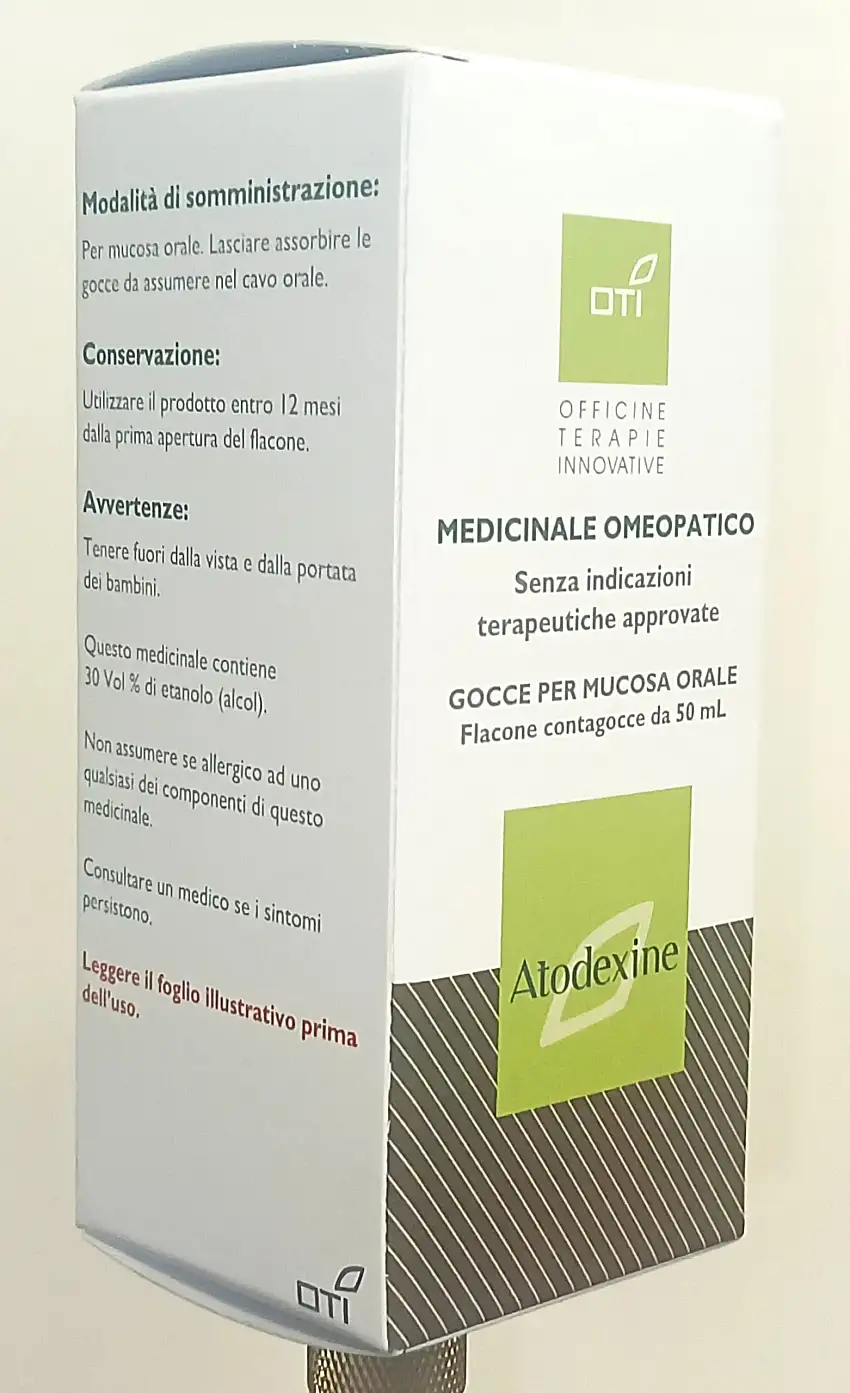 ATODEXINE GOCCE PER MUCOSA ORALE 1 FLACONE CONTAGOCCE IN VETRO IN SOLUZIONE IDROALCOLICA AL 30% V/V DA 50 ML