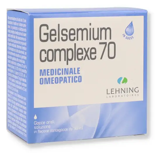 GELSEMIUM COMPLEXE L70 GOCCE ORALI, SOLUZIONE 1 FLACONE CONTAGOCCE IN VETRO DA 30 ML