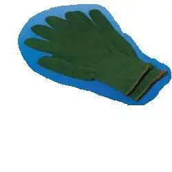 GUANTO IN PURO COTONE MISURA 9 IN FILO VERDE TRASPIRANTE ED ASSORBENTE 50 PEZZI