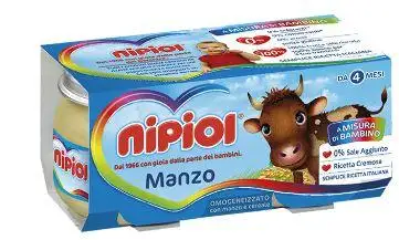 NIPIOL OMOGENEIZZATO MANZO 120 G 2 PEZZI