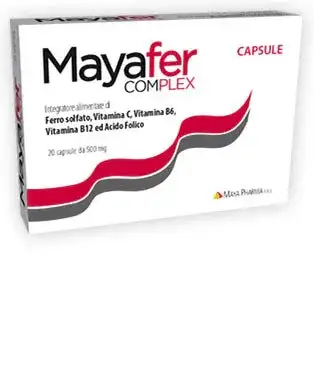 MAYAFER COMPLEX 20 CAPSULE SENZA GLUTINE NATURALMENTE PRIVO DI LATTOSIO