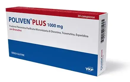 POLIVEN PLUS 30 COMPRESSE TRIPLO STRATO SENZA GLUTINE NATURALMENTE PRIVO DI LATTOSIO