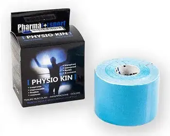 NASTRO NEUROMUSCOLARE ADESIVO ELASTICO PHYSIO KIN ALTEZZA 5 CM LUNGHEZZA 5 M COLORE BLU