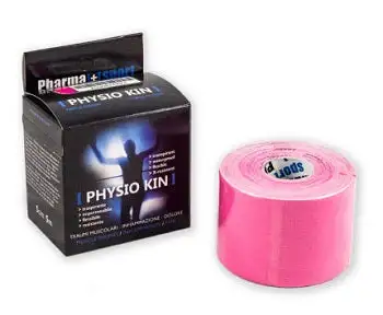 NASTRO NEUROMUSCOLARE ADESIVO ELASTICO PHYSIO KIN ALTEZZA 5 CM LUNGHEZZA 5 M COLORE FUCSIA