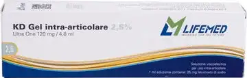 SIRINGA INTRA-ARTICOLARE KD GEL ACIDO IALURONICO 2,5% ULTRA ONE 120 MG/4,8 ML